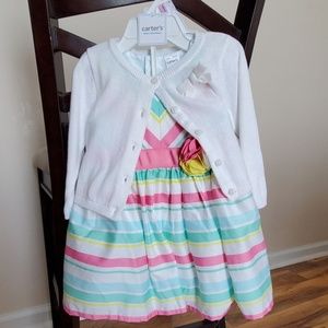 Carter's Dress and Sweater
